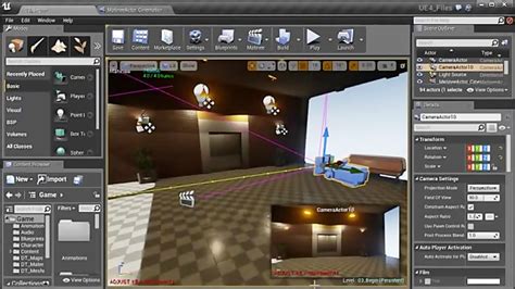 Introduction to Matinee in Unreal Engine 4 .
